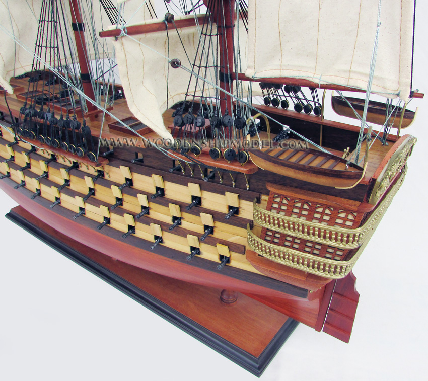 Ottoman model ship Mahmudiye Stern