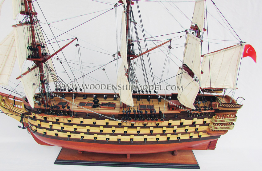 Wooden Ship Model Ottoman Mahmudiye
