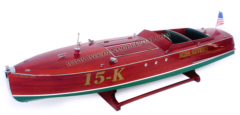 Miss Severn Model Boat, miss severn runabout, miss severn hacker runabout wood boat, Miss Severn mdoel boat, wooden model boat Miss Severn x, Miss Severn boat, hand-crafted Miss Severn model, Miss Severn classic speed boat, Miss Canada III, Miss Severn wooden model boat handicrafts, Miss Severn speed boat