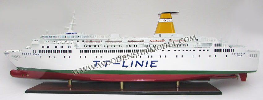 Peter Pan 2 cruise ferry model ship ready for display
