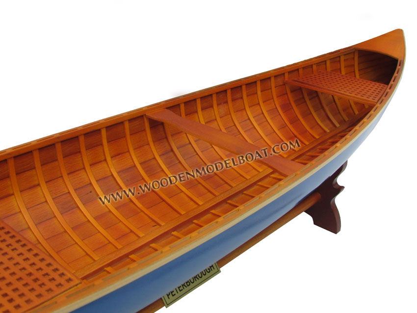 Scratch build Canadian Peterborought canoe model
