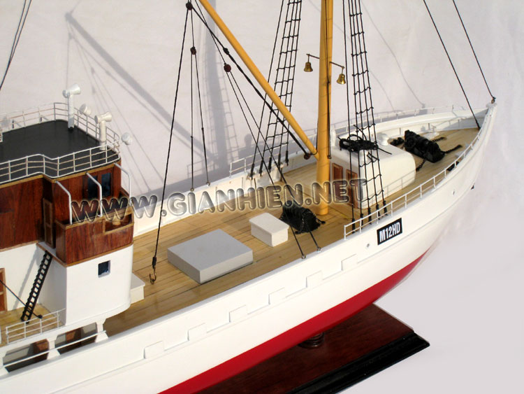 Model Ship Polarbjorn deck