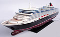 Queen Elizabeth model ship - Click for more photos