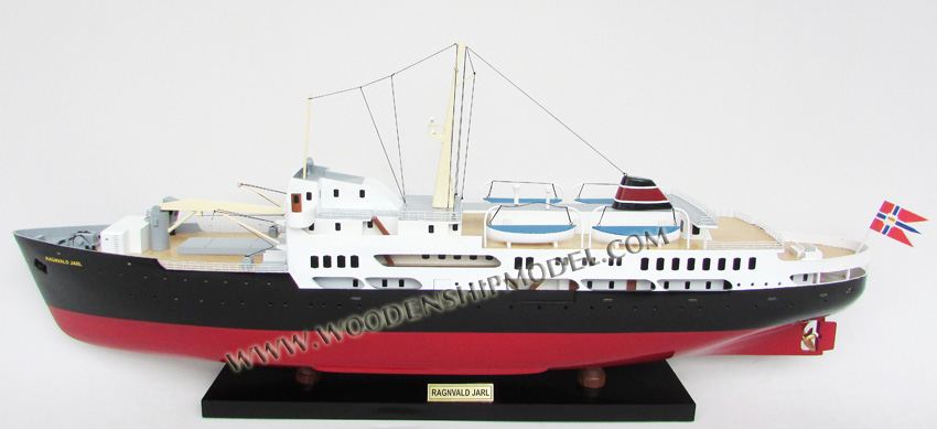 Hand-made Traning Ship MS Ragnvald Jarl 