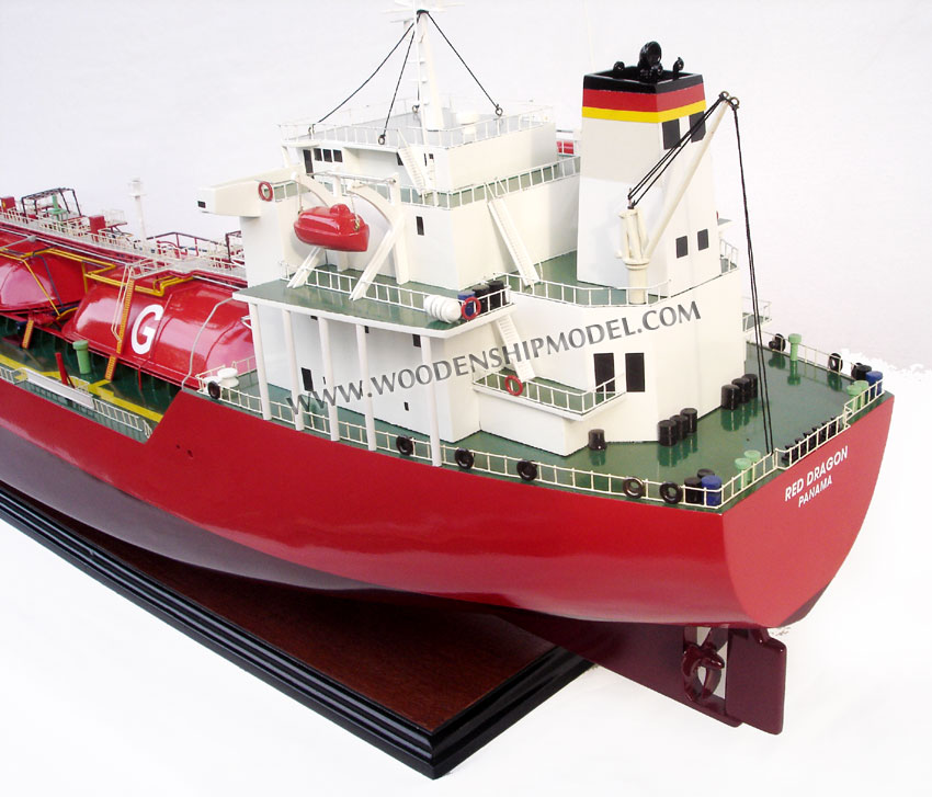 Red Dragon LPG Tanker Model Ship