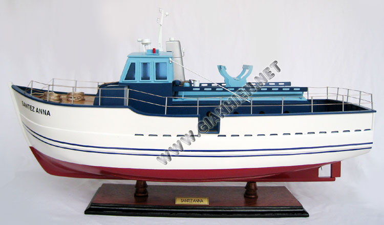 Model Boat Santez Anna ready for display