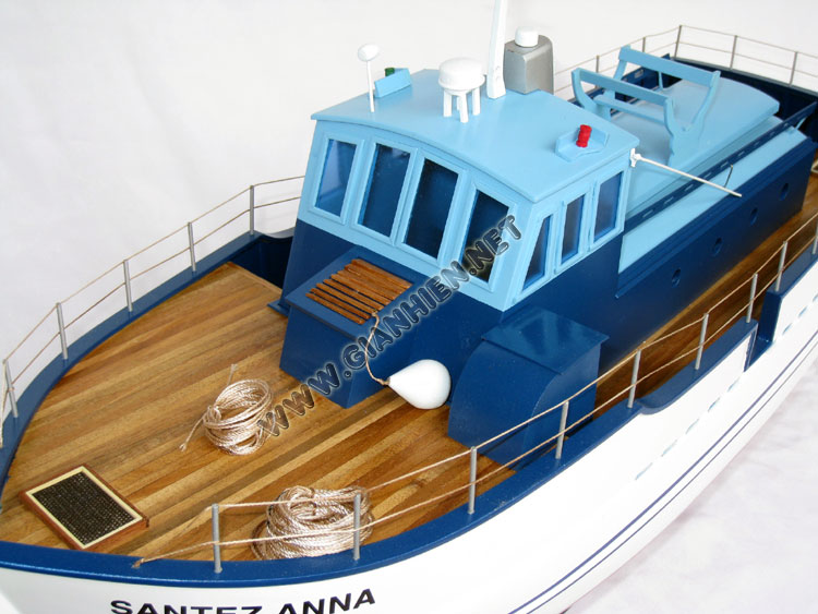 Model Boat Santez Anna wheel house