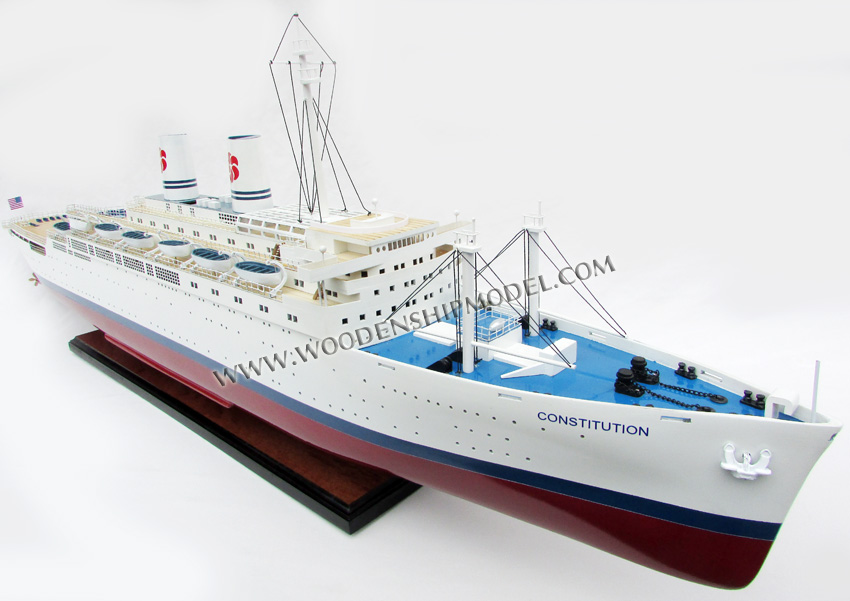 SS Constitution Ship Model