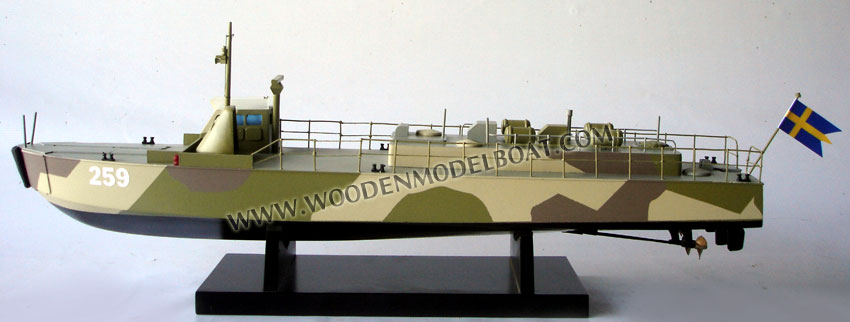 Swedish Military Ship Model