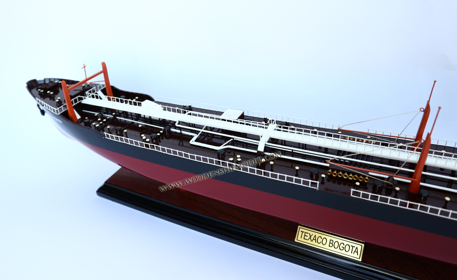 Model Ship Texaco Bogota Oil Tanker Mid Deck