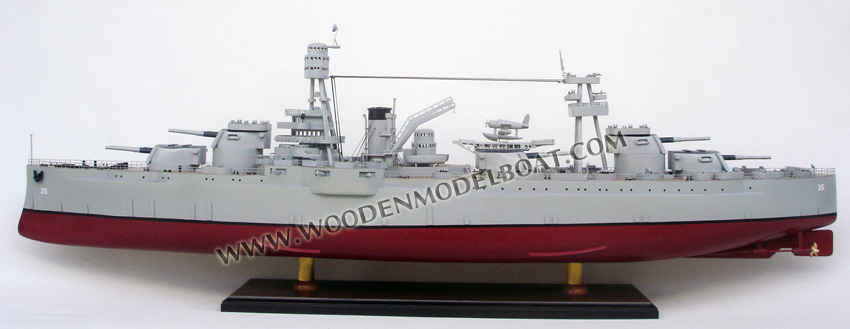 War ship model USS Texas
