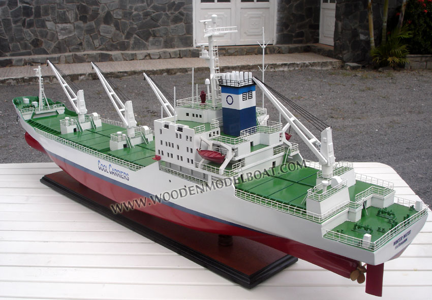 Wooden Carrier Model Ship 
