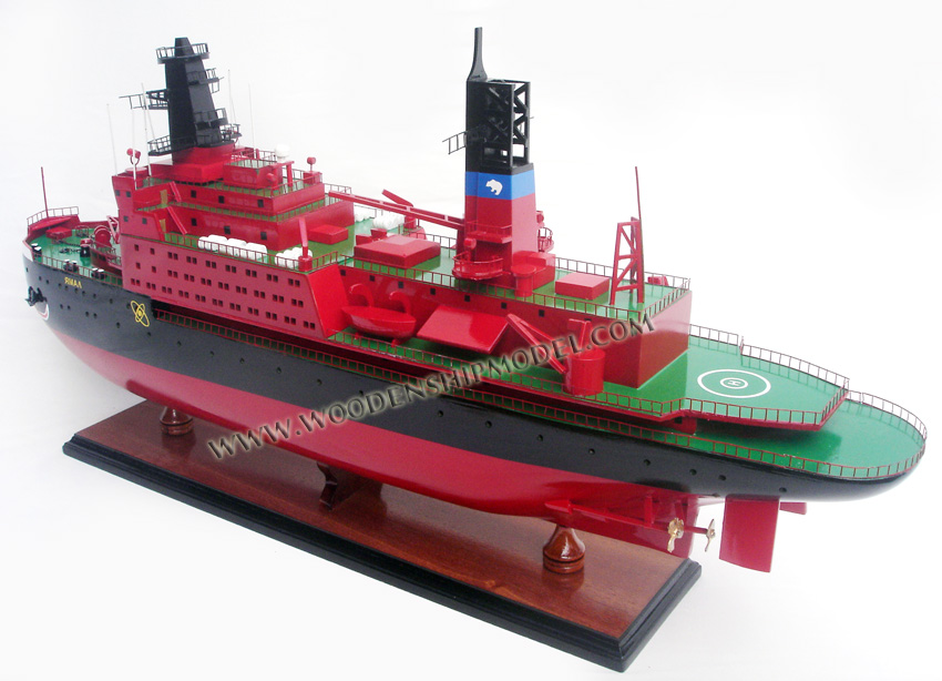 Wooden Ship Model Yamal - Ямал - Ice Breaker Ship Model