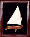 Dinghy Half-hull Model - click for more photos