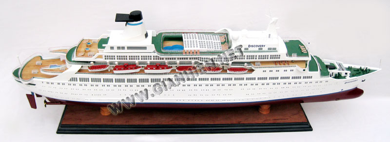MV Discovery Model Ship deck view