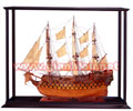 Display case for all historic ships model - Click to enlarge