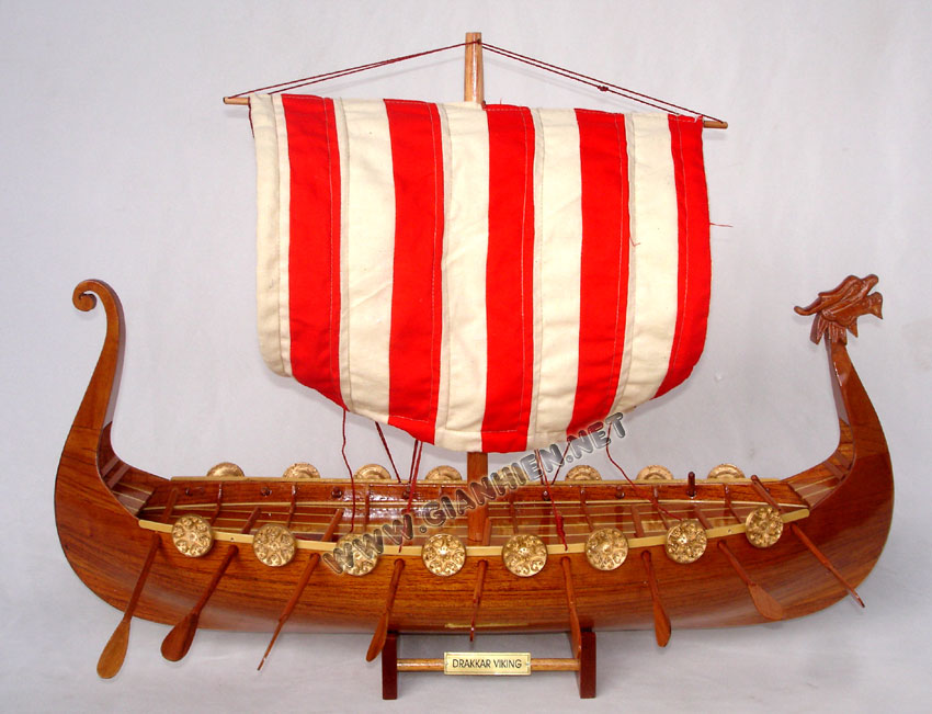 Drakkar Viking Model Ship