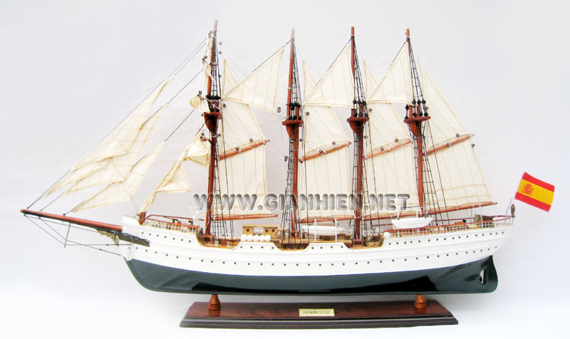 Juan Sebastin de Elcano Model Ship