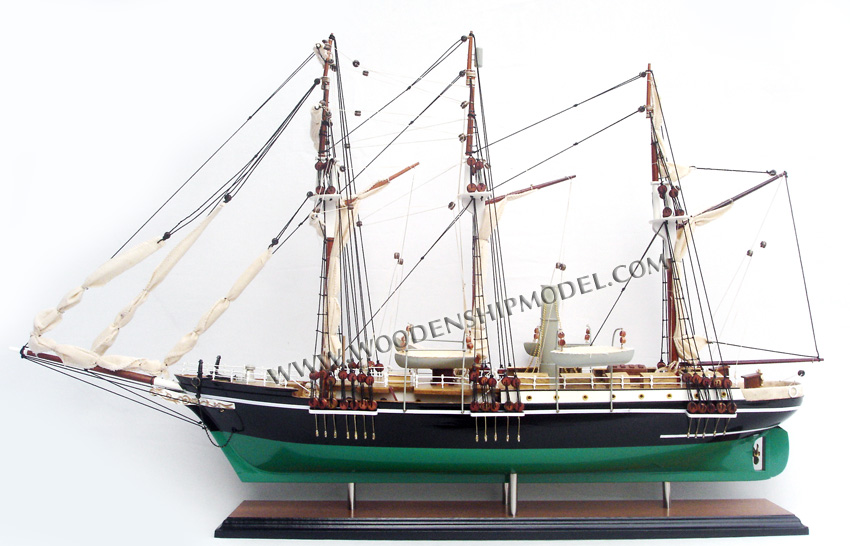 Model Ship Endurance ready for display