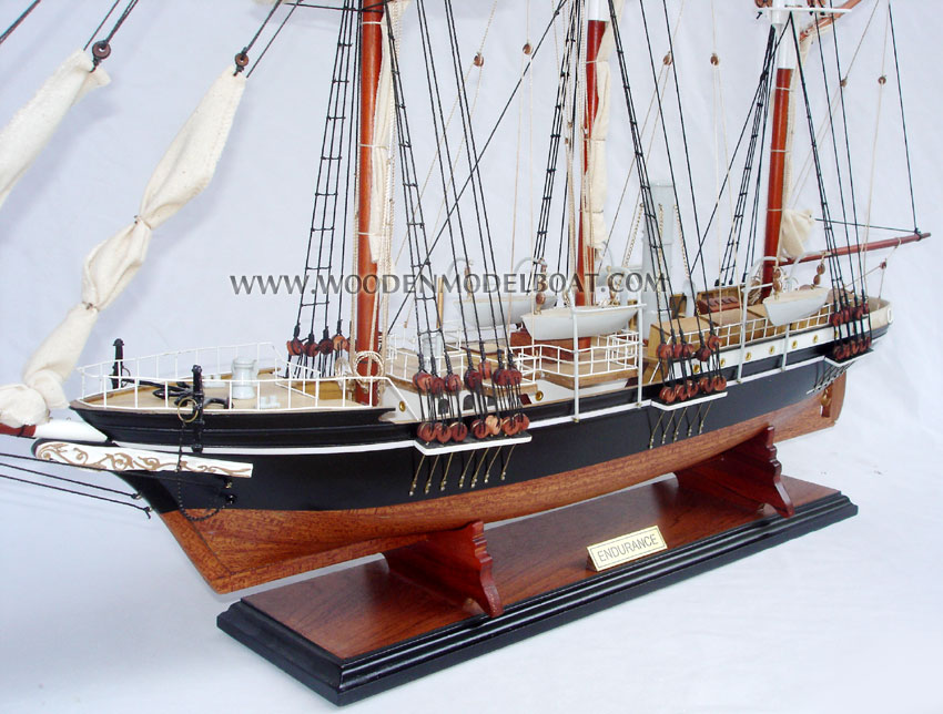 Wooden Ship Model Endurance