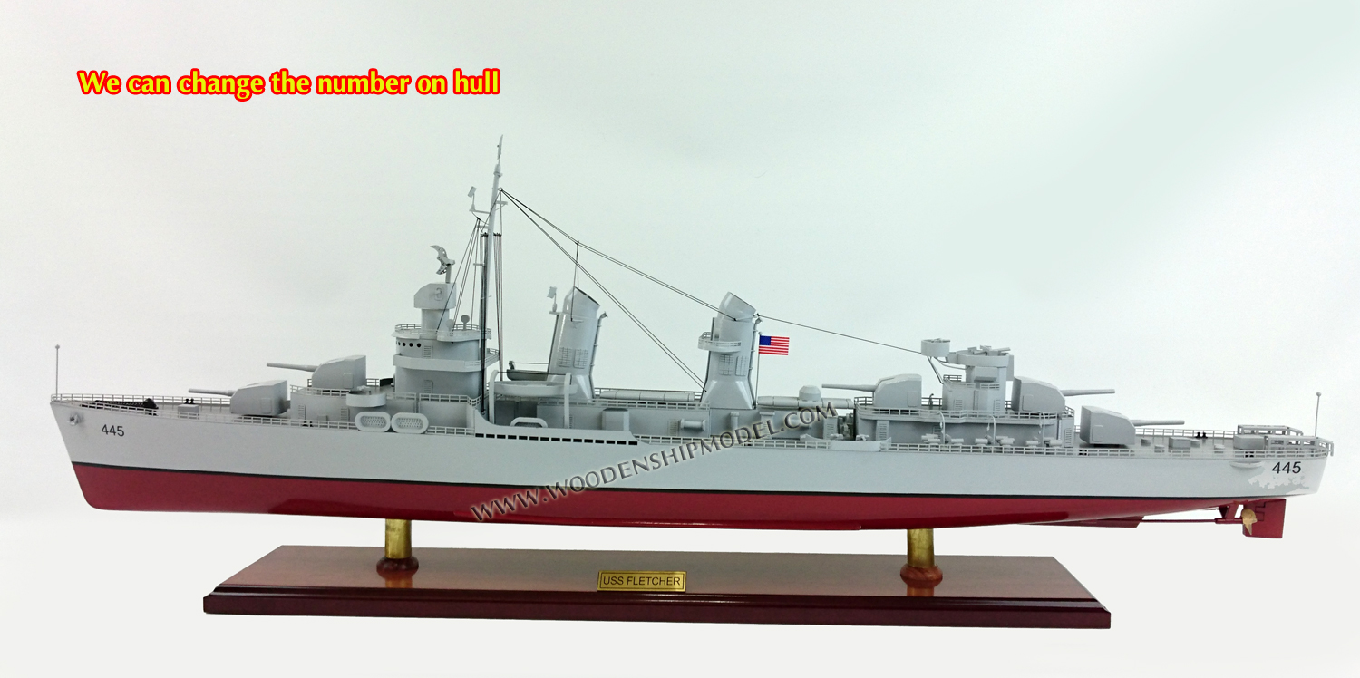USS Fletcher Model Ship