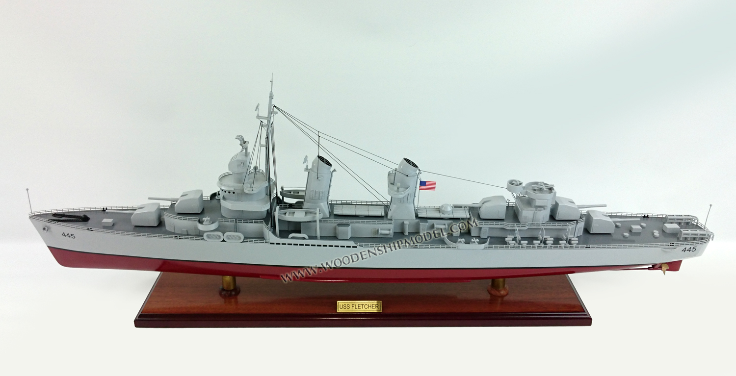 Model Battle Ship USS Fletcher
