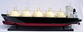Gas Tanker Model Ship - Click to enlarge !!!
