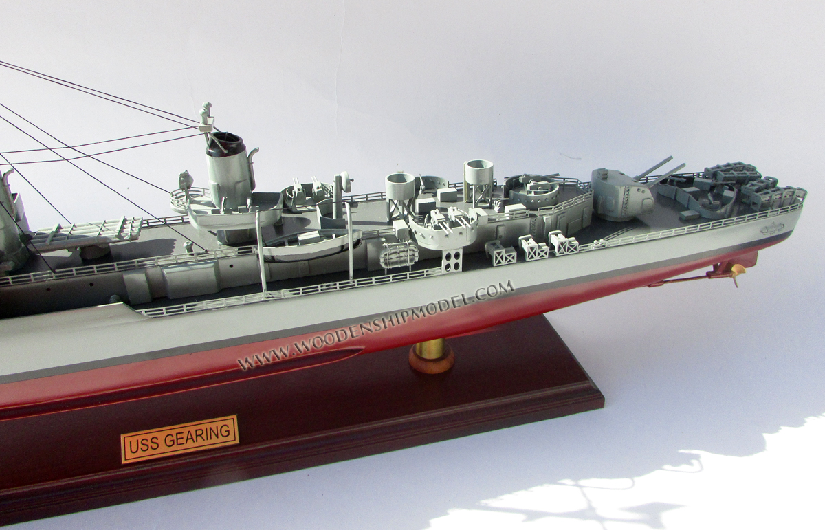 War Ship model ready for display