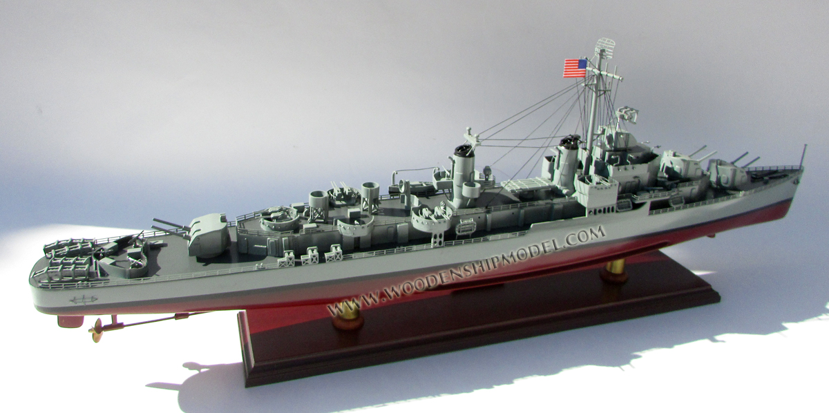 USS Gearing Class Destroyer Ship Model