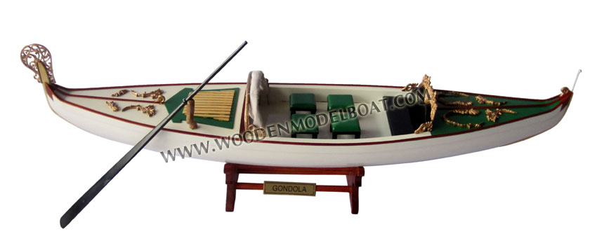 Gondola is a traditional, flat-bottomed Venetian rowing boat