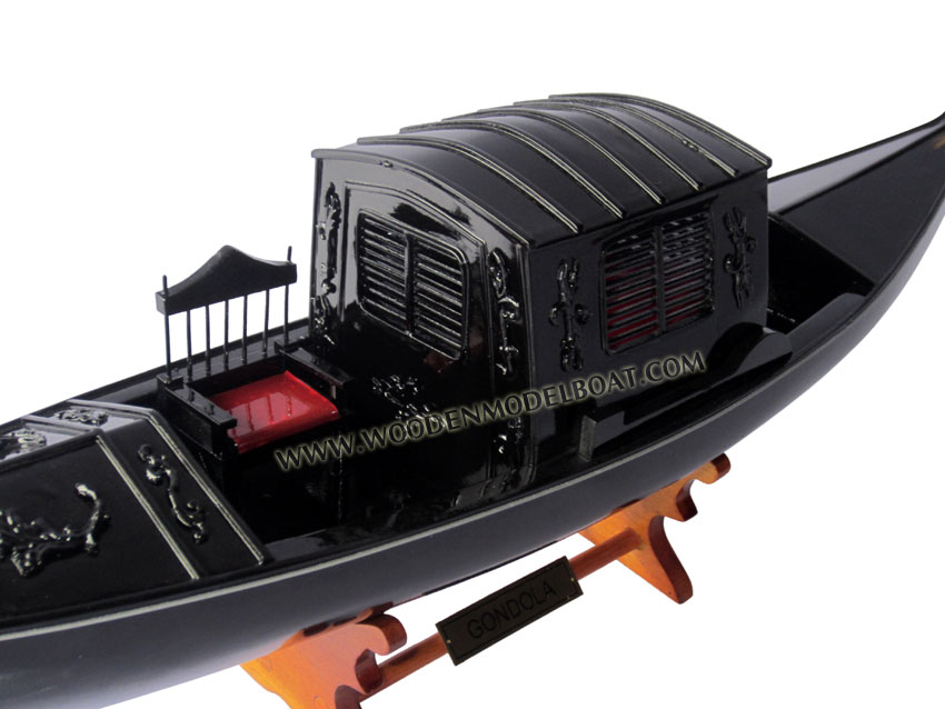 Model Rowing Boat Gondola with roof