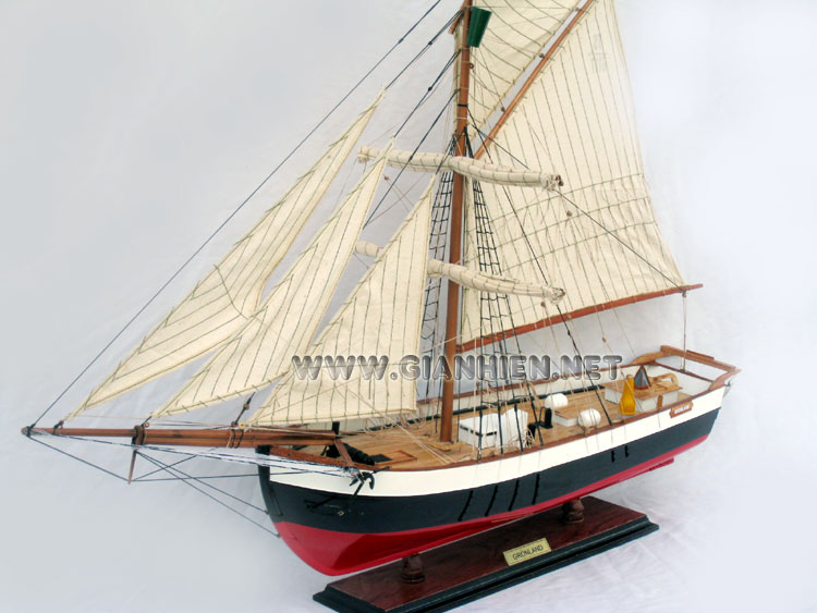 Model Ship GRNLAND - (GREENLAND) with sails