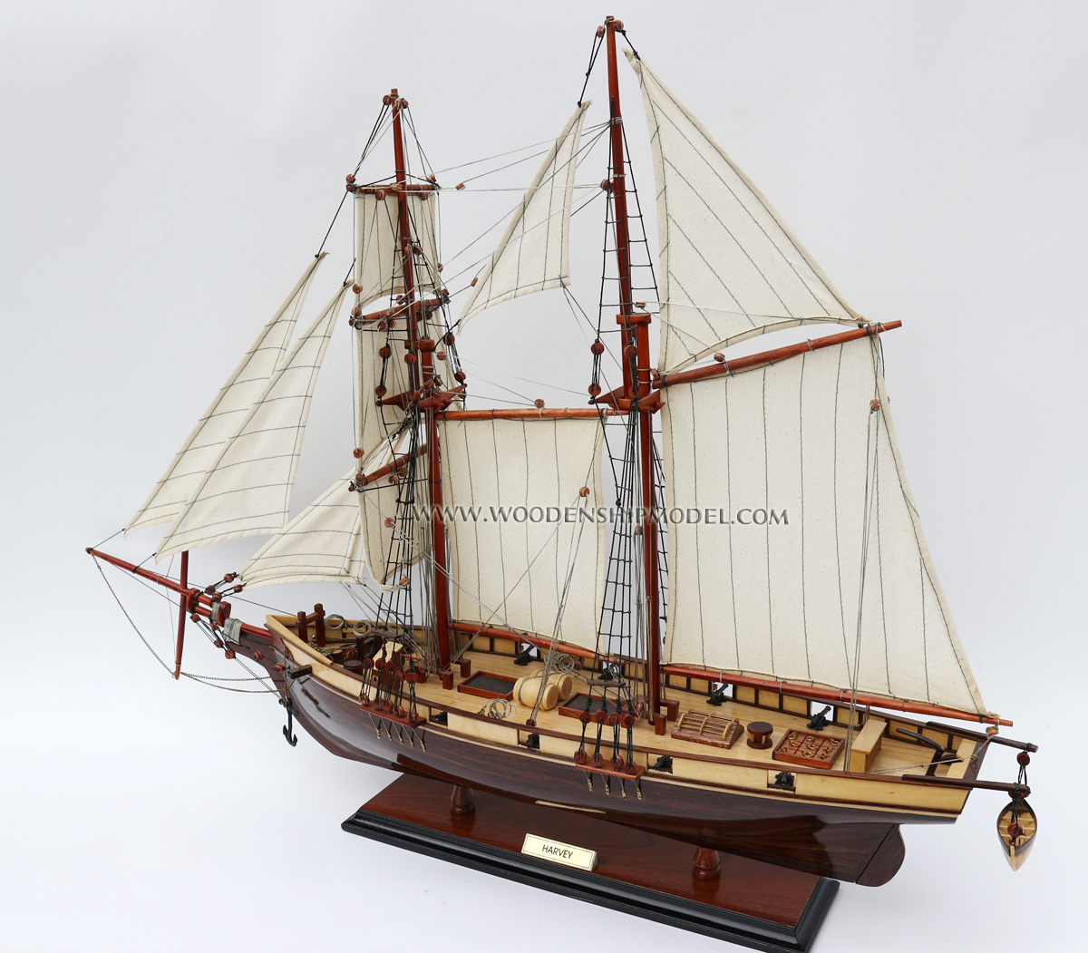 Harvey model ship