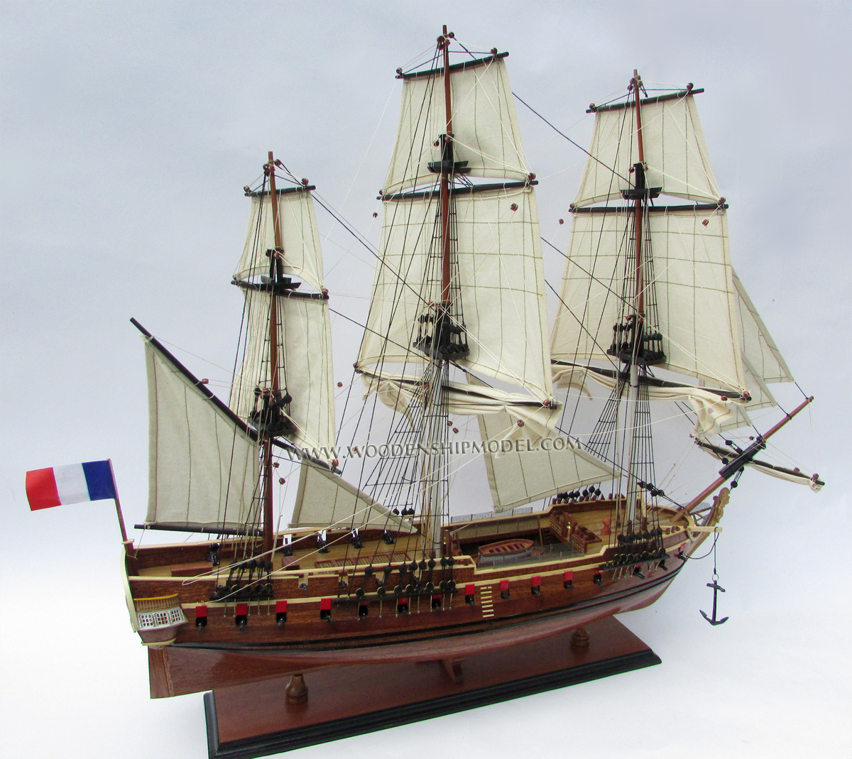 Model Ship La Fayette Hermione hand-made model