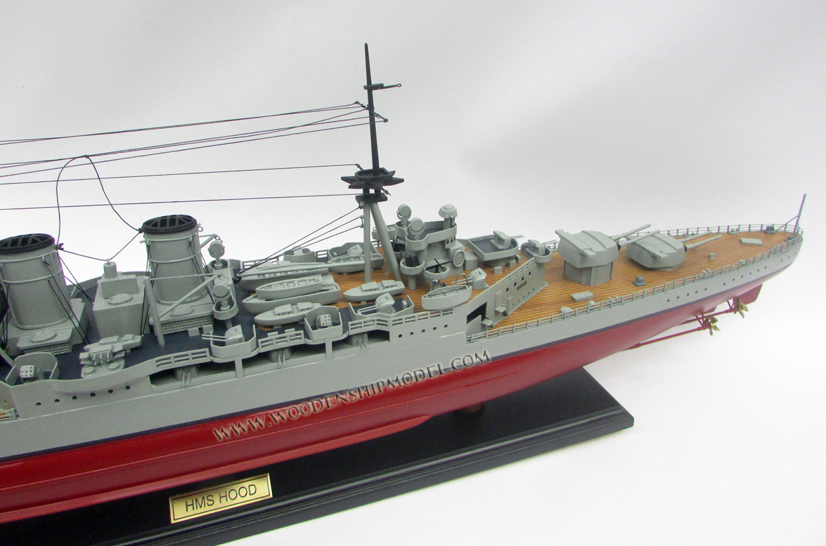 Model HMS Hood Deck and House