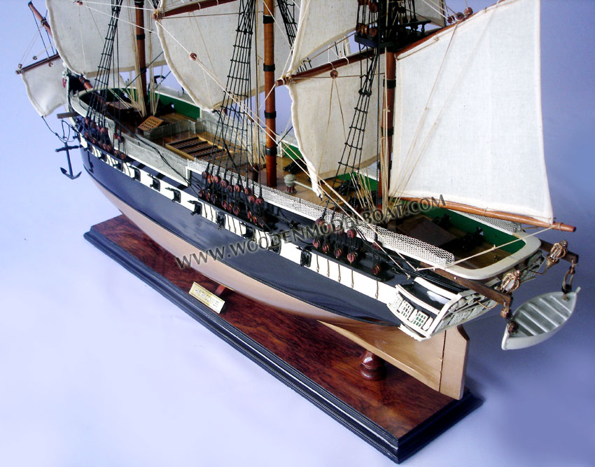 Wooden model ship HMS Trincomalee