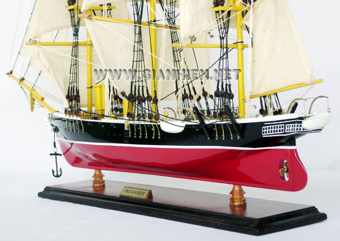 Model Ship HMS Warrior  Stern View