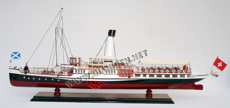 Model Paddle Steamer Hohentwiel