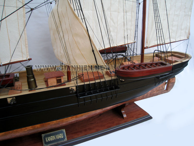Model Ship Kanrin Maru Stern