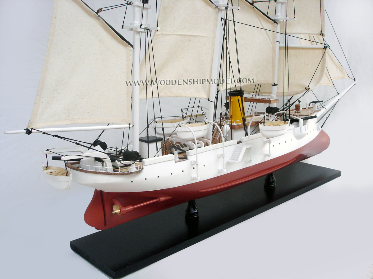 Model Russian gun boat