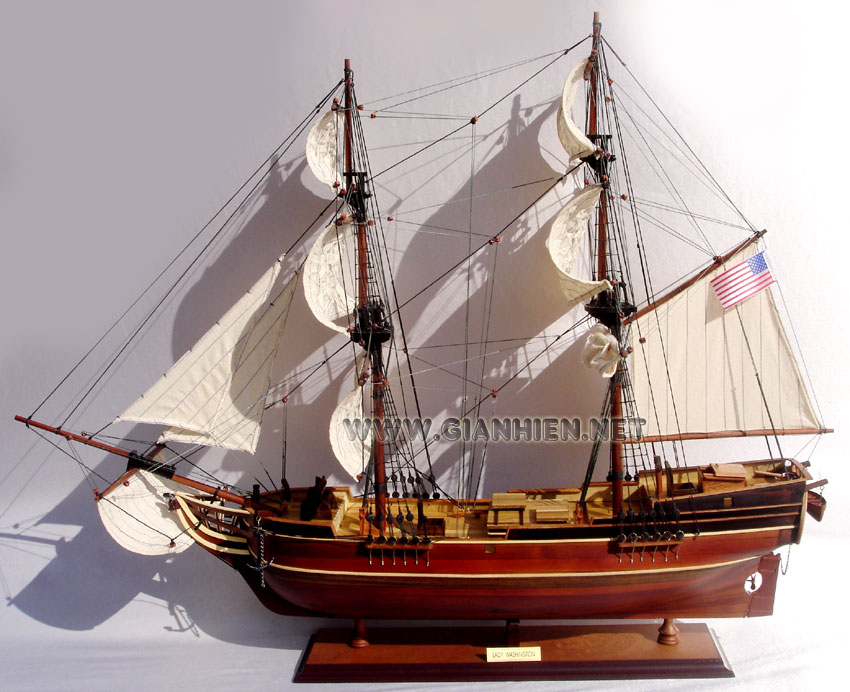 Lady Washington model ship
