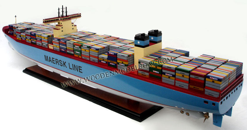 Hand-crafted container ship Maersk