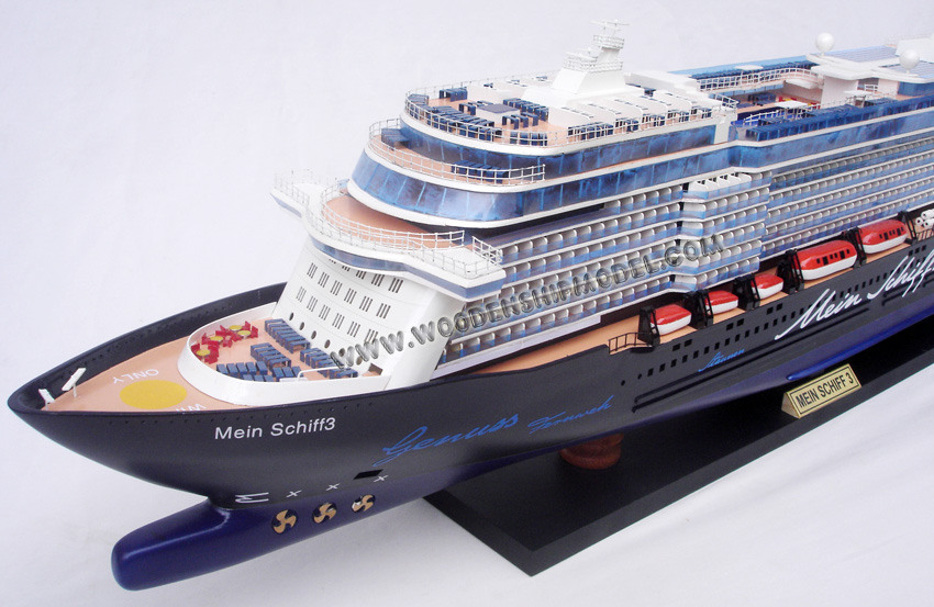 Handmade ship model Mein Schiff 3