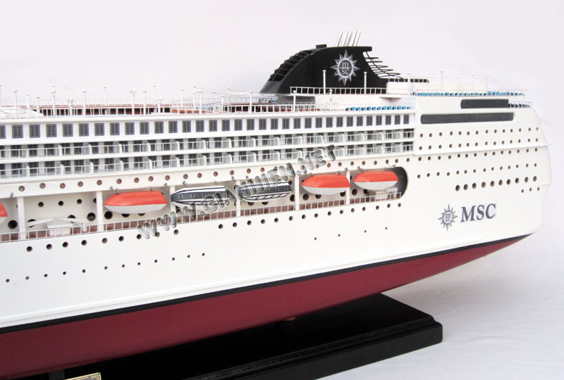 MSC Opera Model Ship Stern