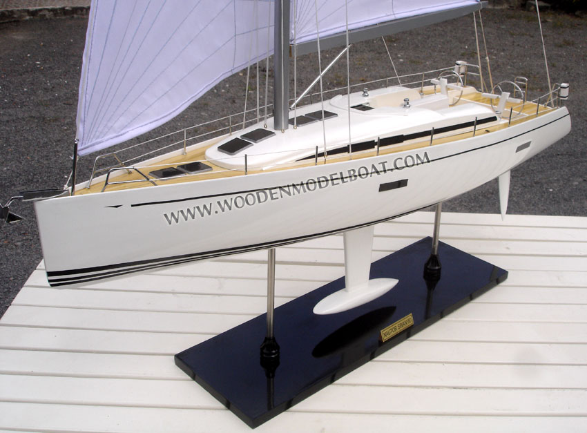 Yacht model ready for display Nautor Swan 60
