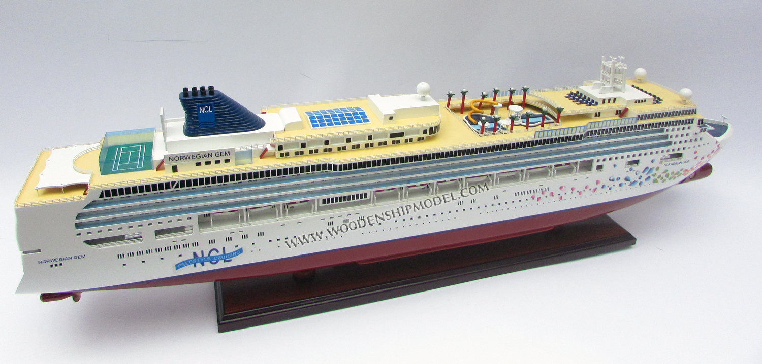 Norwegian Gem custom made model ship