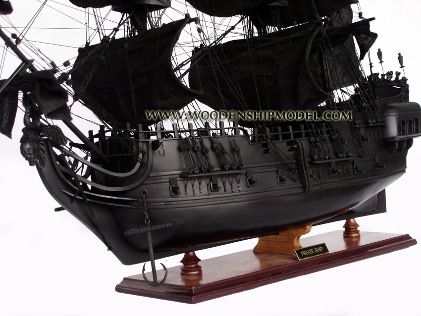 Model Pirate of the Caribbean model ship ready for display
