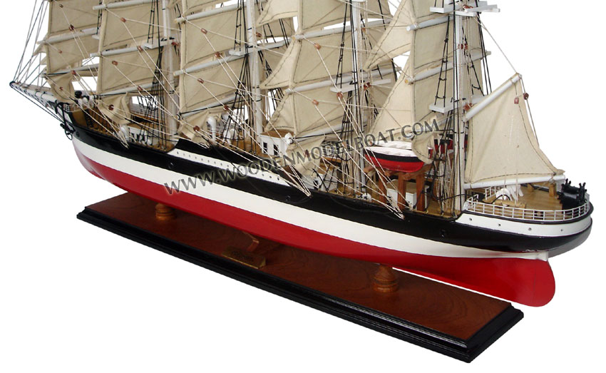 Model ship PREUEN  (PREUSSEN) with full rigged