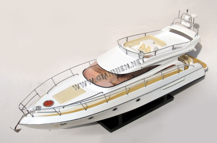 Hand made Princess 56 model yacht