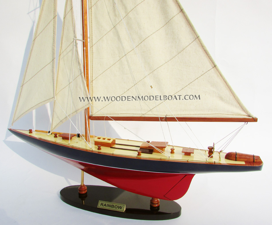 sail boat Rainbow, Rainbow yacht model, wooden model sail boat Rainbow, sailing boat Rainbow, Handcrafted sail boat model, quality sail boats Rainbow, Rainbow model, america cup collection sailboats, Rainbow V, Rainbow V boat, huge Rainbow sail boat, big Rainbow yacht model, custom make Rainbow sail boat